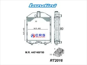 RT2016 - RAD LANDINI SERIE TREKKER - BLIZZARD / MASSEY FERGUSON OEM 3308481M99