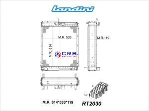 RT2030 - RAD LANDINI LEGEND - MYTHOS - VISION OEM 3671057M91 - 3676498M1