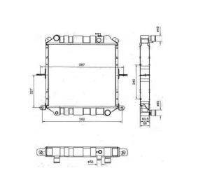 RA3051 - RAD NISSAN TRADE 100 OEM 21400-G4800