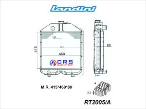 62005/A - RAD LANDINI ADVANTAGE 65-75-85 F-L-GT OEM 3551414M94