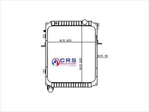 RA1052/B - RADIATORE IVECO 330.36 OEM 93159925