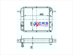 RA1065 - RADIATORE OM LUPETTO 25 - DAINO - CERBIATTO OEM 8542886