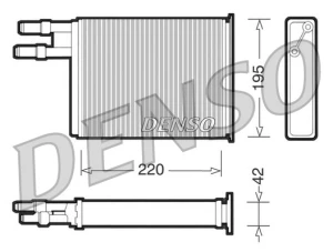 DRR09031 - RISCALDAMENTO FIAT DUCATO 2.0I-2.5D-2.0 D-TD- 94> OEM 1307156080 - 13207740