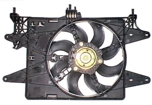 CRS309.289 - ELETTROVENTOLA FIAT DOBLO REST 05- 1.4-1.6 bipower (CONNETTORE OVALE)