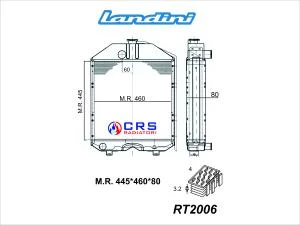 RT2006 - RADIATORE LANDINI ATLAS OEM 3655275M92