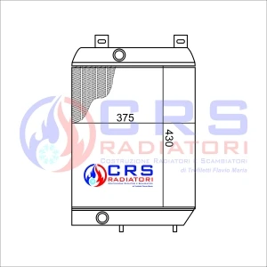 RT3007 - RADIATORE JCB 8025 MINI DIGGER OEM 30/926696 - 238/11169