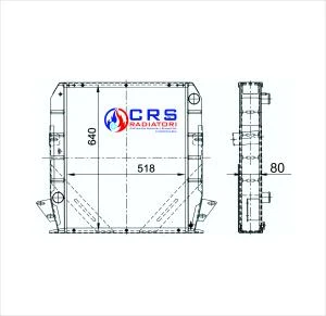 RA1005 - RADIATORE FIAT 130 NC OEM 4678200